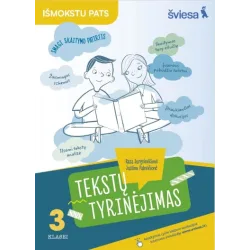 Lietuvių kalbos tekstų tyrinėjimas 3 klasei