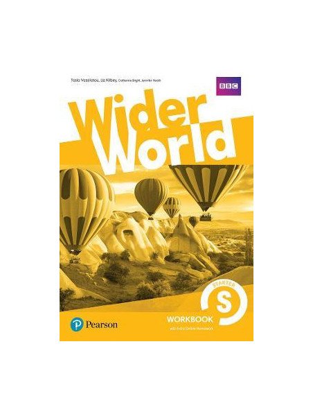 Wider World Starter Workbook &Extra Online Homework (pratybos)
