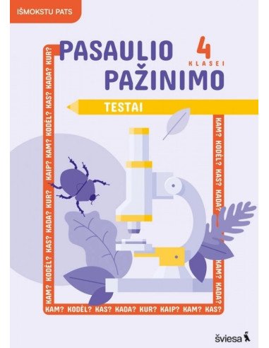 Pasaulio pažinimo testai 4 klasei