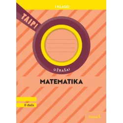 Matematika. Užrašai 1 klasei, 2 dalis (pagal 2022 m. BUP). Serija TAIP!