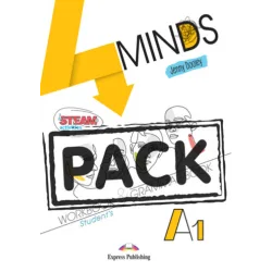 4MINDS A1 Workbook & Grammar + DigiBooks App (pratybos)