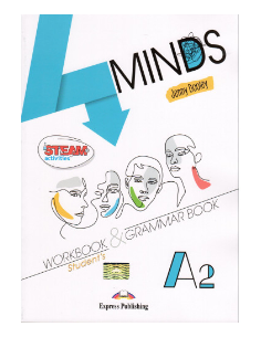4MINDS A2 Workbook & Grammar + DigiBooks App (pratybos)