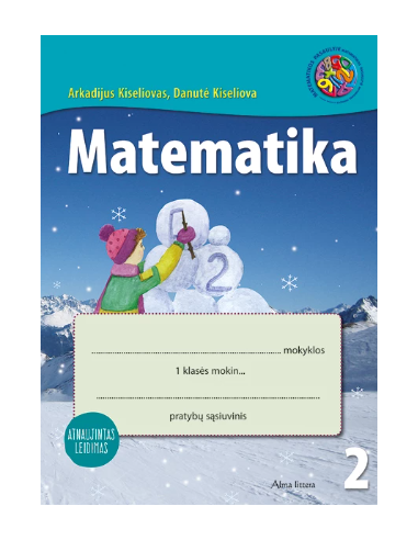 Matematika. Pratybų sąsiuvinis 1 klasei, 2 dalis (atnaujintas leidimas)
