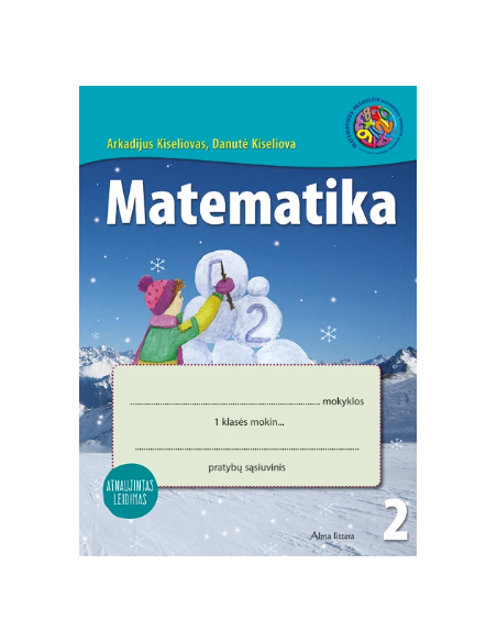 Matematika. Pratybų sąsiuvinis 1 klasei, 2 dalis (atnaujintas leidimas)