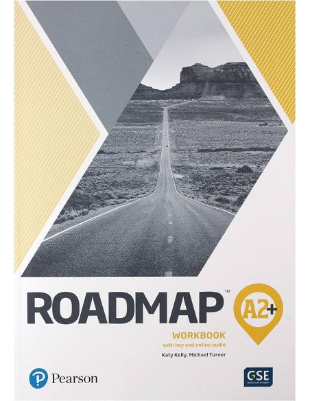 Roadmap A2+ Workbook (pratybų sąsiuvinis) + Key & Online Audio