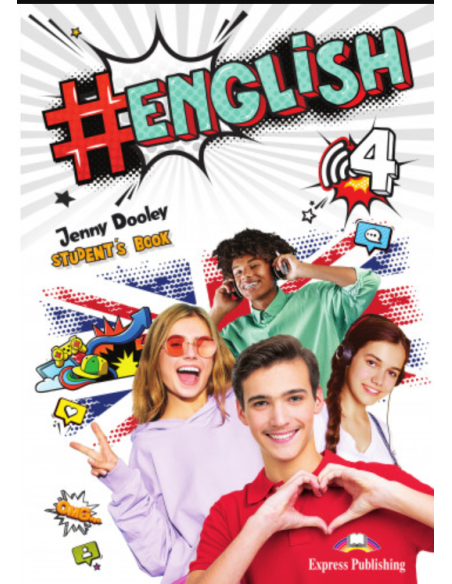 English 4 Students book with digibook App ( vadovėlis)