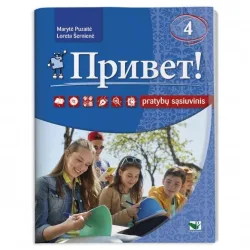 Privet! 4 pratybų sąsiuvinis