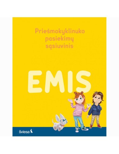Emis. Priešmokyklinuko pasiekimų sąsiuvinis