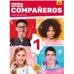 Nuevo Companeros 1 A1 Alumno + Licencia Digital (vadovėlis)