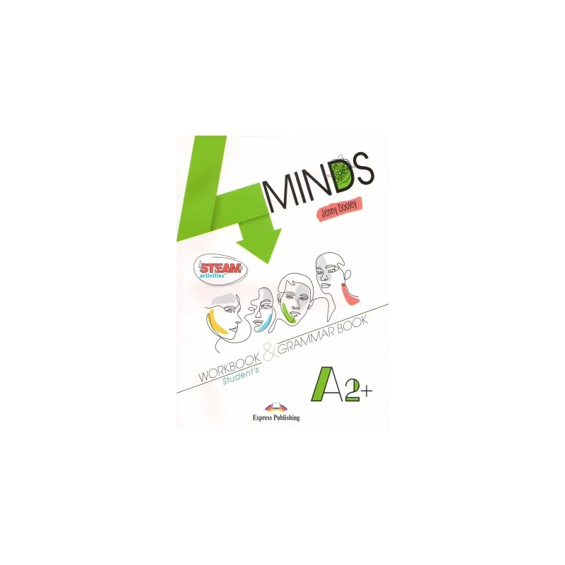 4MINDS A2+ Workbook & Grammar + DigiBooks App (pratybos)