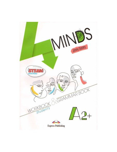 4MINDS A2+ Workbook & Grammar + DigiBooks App (pratybos)