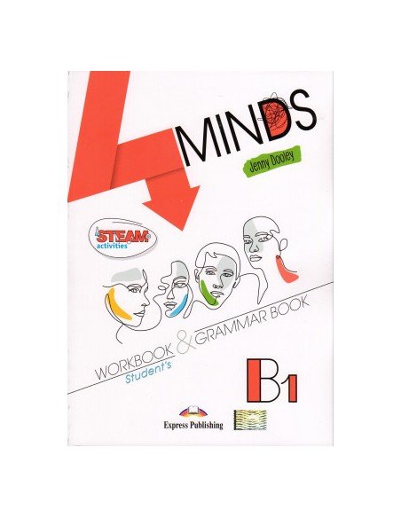 4MINDS B1 Workbook & Grammar + DigiBooks App (pratybos)
