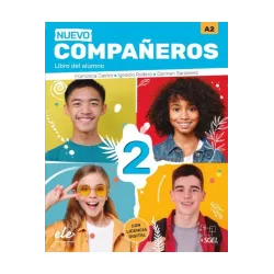 Nuevo Companeros 2 A2 Alumno + Licencia Digital (vadovėlis)