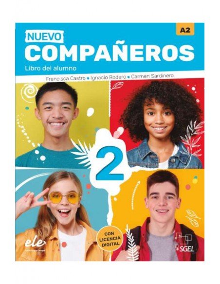 Nuevo Companeros 2 A2 Alumno + Licencia Digital (vadovėlis)