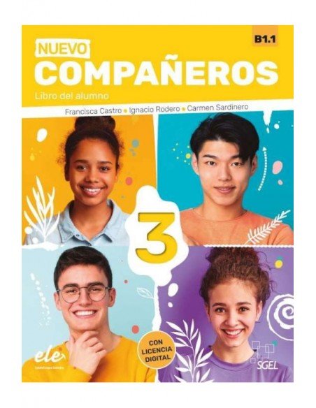 Nuevo Companeros 3 B1.1 Alumno + Licencia Digital (vadovėlis)