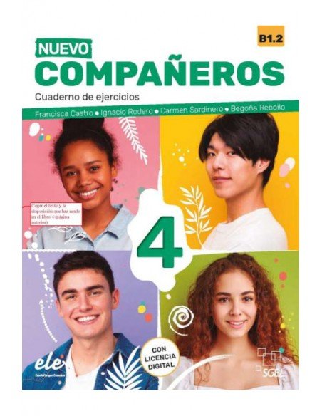 Nuevo Companeros 4 B1.2 Ejercicios + Licencia Digital (pratybos)