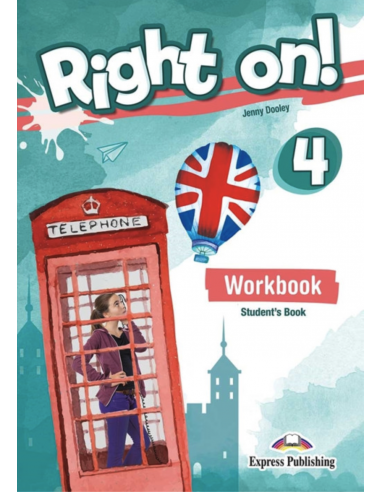 Right On! 4 workbook (pratybos) + ieBook & DigiBooks App