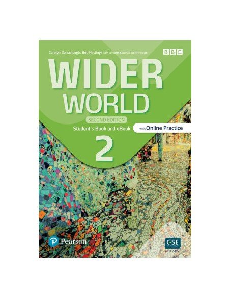 Wider World Level 2 (antrasis leidimas) Vadovėlis su Online practice