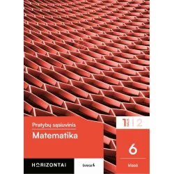 Matematika. Pratybų sąsiuvinis 6 klasei, 1 dalis, serija Horizontai