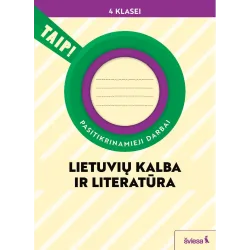 Lietuvių kalba ir literatūra. Pasitikrinamieji darbai 4 klasei