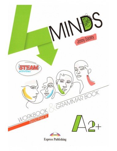 4MINDS A2+ Teachers Workbook & Grammar + DigiBooks App (mokytojui)