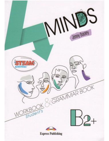 4MINDS B2+ Workbook & Grammar + DigiBooks App (pratybos)