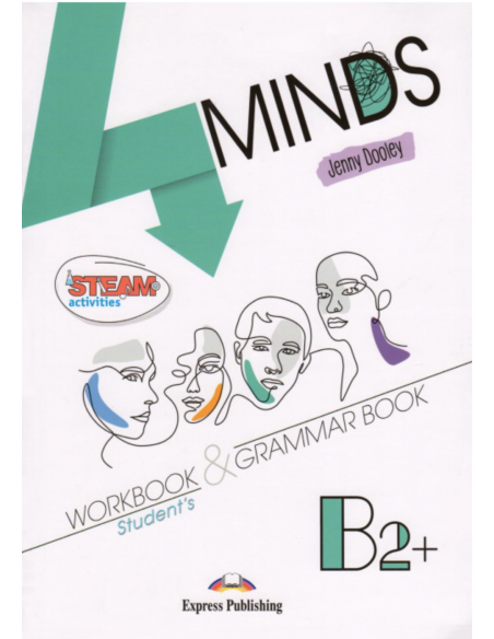 4MINDS B2+ Workbook & Grammar + DigiBooks App (pratybos)