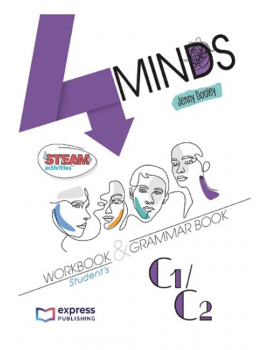 4MINDS C1/C2 Workbook & Grammar + DigiBooks App (pratybos)