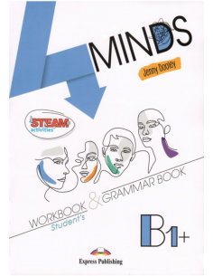 4MINDS B1+ Workbook & Grammar + DigiBooks App (pratybos)