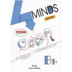 4MINDS B1+ Workbook & Grammar + DigiBooks App (pratybos)