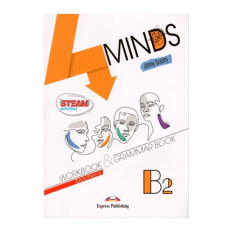 4Minds B2 Teachers Workbook & Grammar + DigiBooks App (pratybos mokytojui)
