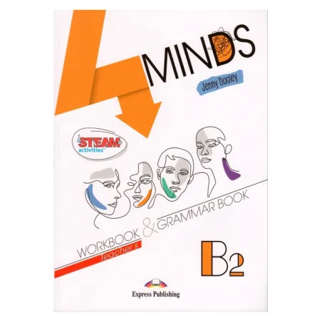 4Minds B2 Teachers Workbook & Grammar + DigiBooks App (pratybos mokytojui)