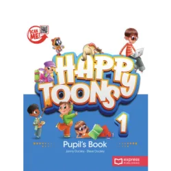 Happy Toons 1 Pupil's Book + DigiBooks App (vadovėlis)