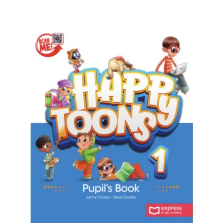 Happy Toons 1 Pupil's Book + DigiBooks App (vadovėlis)