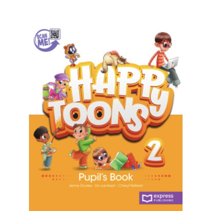 Happy Toons 2 Pupil's Book + DigiBooks App (vadovėlis)