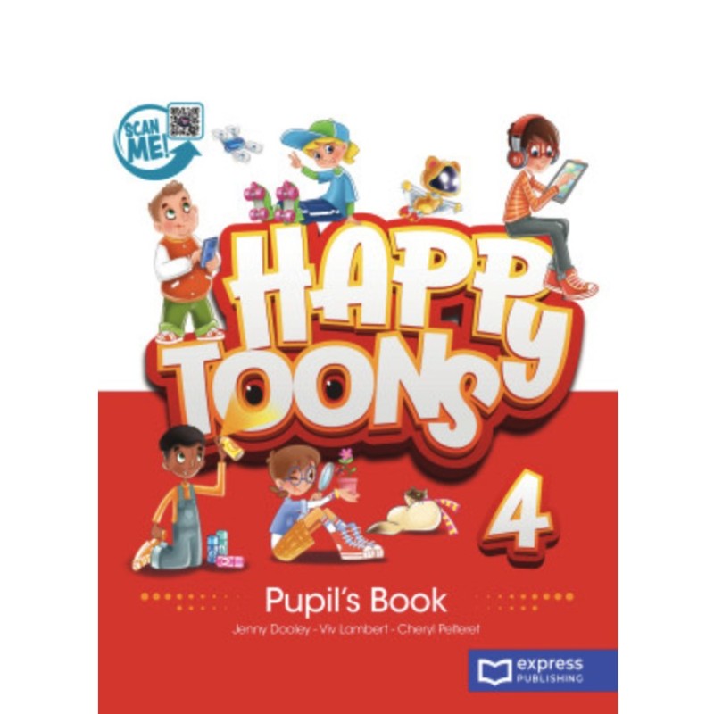 Happy Toons 4 Pupil's Book + DigiBooks App (vadovėlis)