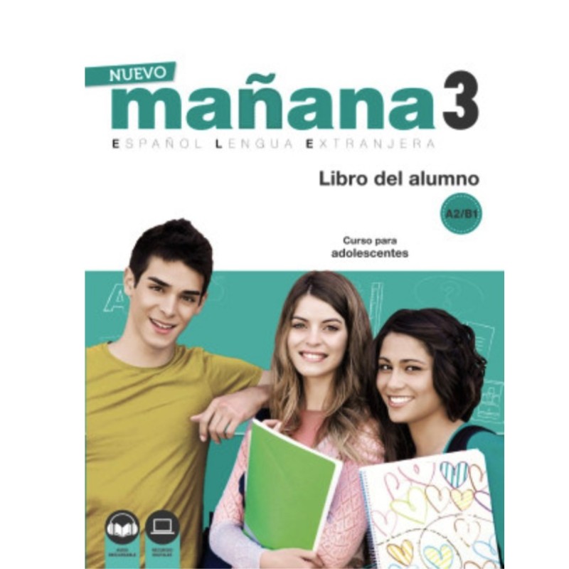Manana Nuevo 3 A2/B1 Libro del Alumno (vadovėlis)