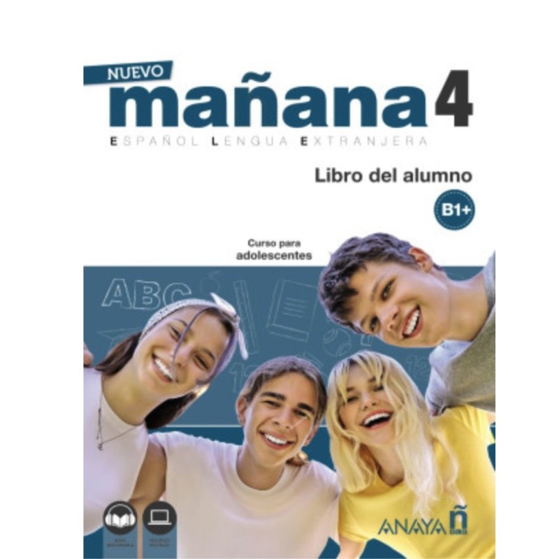 Manana Nuevo 4 B1+ Libro del Alumno (vadovėlis)