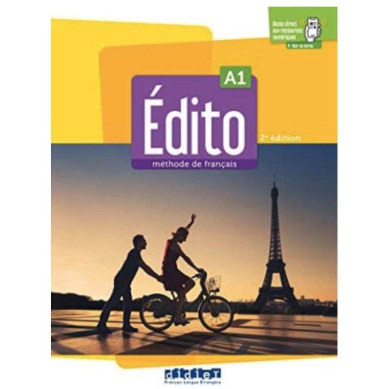 Edito A1 2e Ed. Livre + Didier App (vadovėlis)