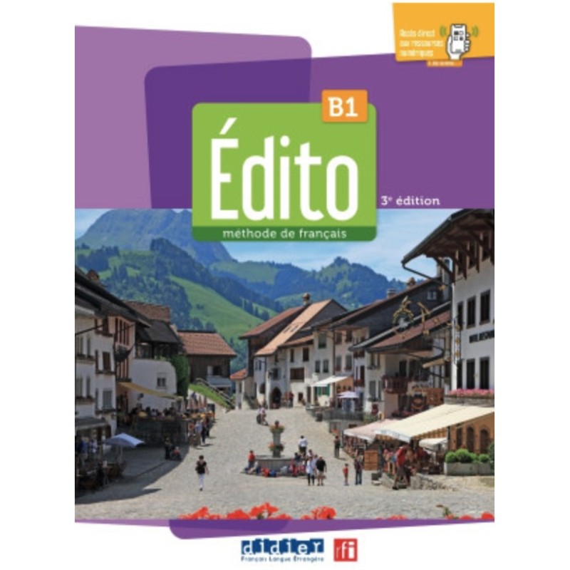 Edito B1 3e Ed. Livre + Didier App (vadovėlis)