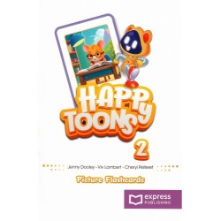 Happy Toons 2 Picture Flashcards (kortelės)