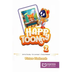 Happy Toons 2 Picture Flashcards (kortelės)