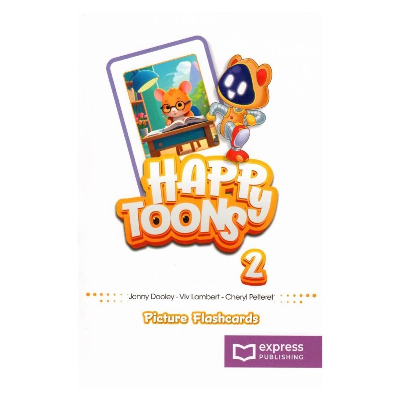 Happy Toons 2 Picture Flashcards (kortelės)