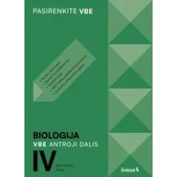Biologija. II egzamino dalis, IV gimnazijos klasė, serija VBE