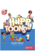 Happy Toons 1 Pupil's Book + DigiBooks App (vadovėlis)