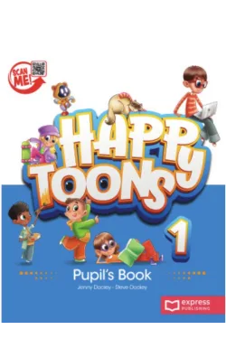 Happy Toons 1 Pupil's Book + DigiBooks App (vadovėlis)