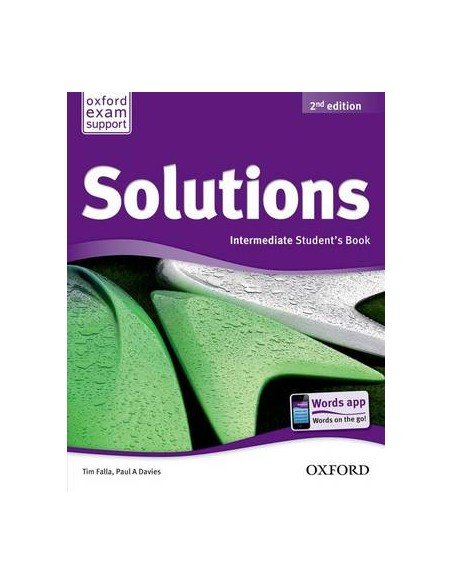 Solutions 2nd Edition Intermediate Students Book (vadovėlis)
