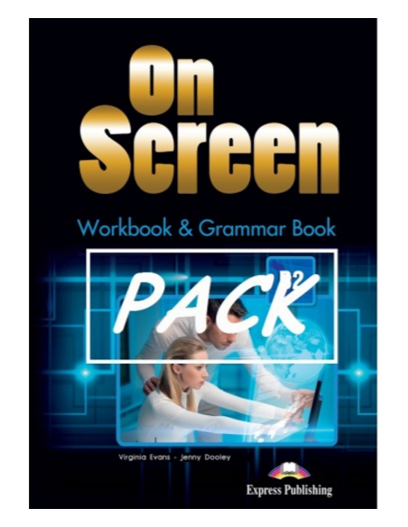 On Screen B2 Revised Workbook & Grammar (Writing Book, Ie Book, Listening & Digibook APPs)(pratybos)