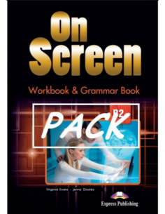 On Screen B2+ Revised Workbook & Grammar (Writing Book, Ie Book, Listening & Digibook APPs) (pratybos)