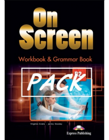 On Screen B2+ Revised Workbook & Grammar (Writing Book, Ie Book, Listening & Digibook APPs) (pratybos)